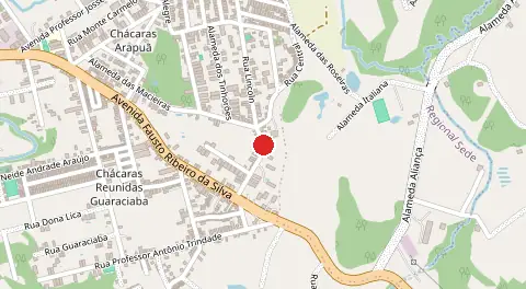 Mapa de Estância do Sereno Sede