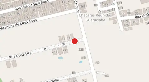 Mapa da localização