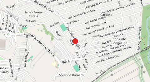 Mapa de Novo Santa Cecilia