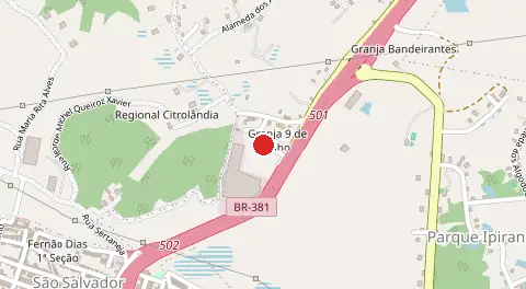 Mapa de Casa Amarela