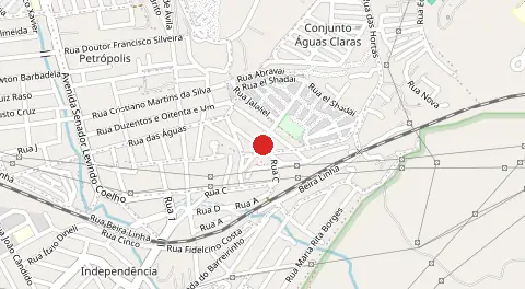 Mapa de Vila Independencia Primeira Secao