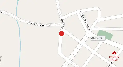 Mapa da localização