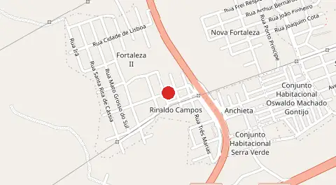 Mapa de Nova Fortaleza