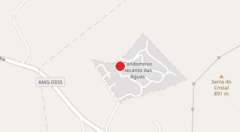 Mapa de Condomínio Recanto das Águas