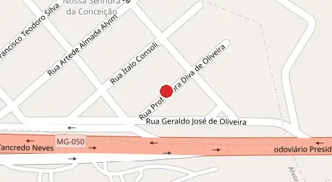 Mapa da localização