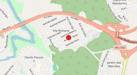 Mapa de Vila Romana