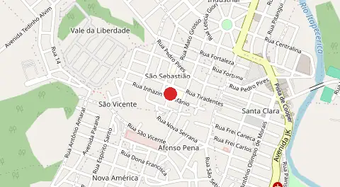 Mapa de São Sebastião