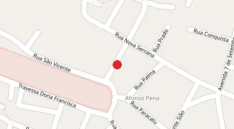 Mapa da localização