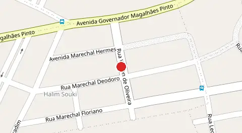 Mapa da localização