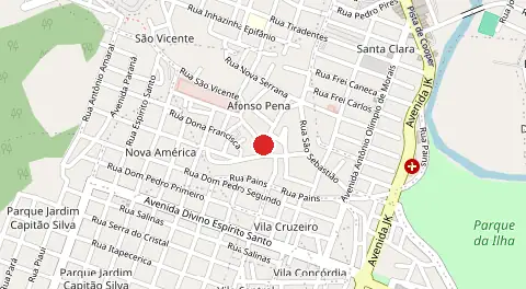 Mapa de Afonso Pena