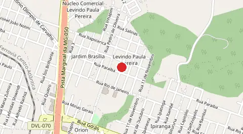 Mapa de Levindo de Paula Pereira