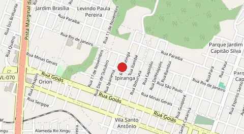 Mapa de Ipatinga