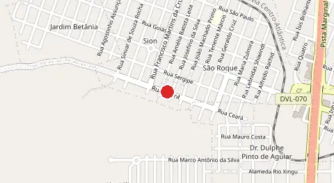 Mapa de São Roque