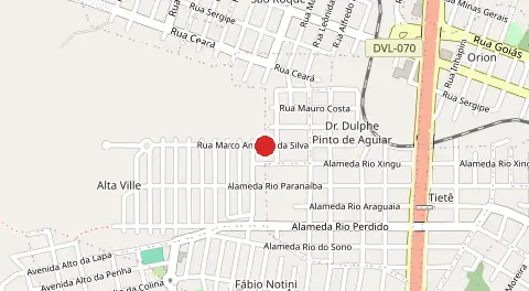 Mapa de Tiete