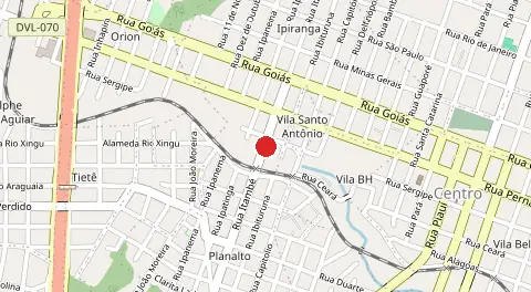 Mapa de Ipiranga