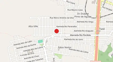 Mapa de Residencial Alta Ville