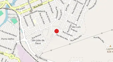 Mapa de Alto São João de Deus