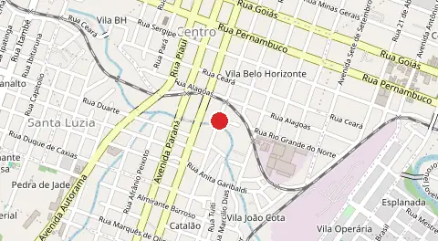 Mapa de Catalao