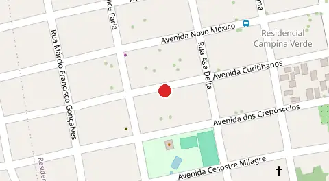 Mapa da localização