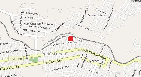 Mapa de Ponte Funda