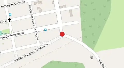 Mapa da localização