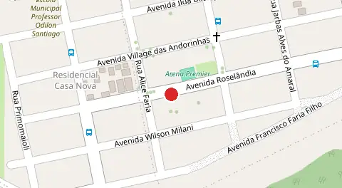 Mapa da localização