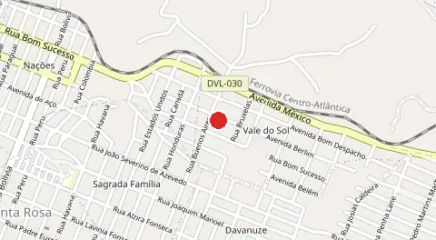 Mapa de Vale do Sol