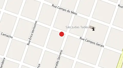 Mapa da localização