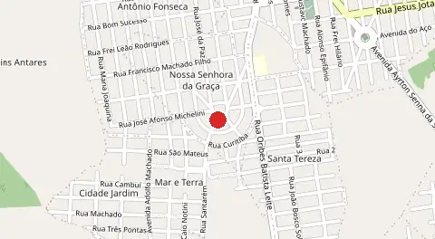 Mapa de Nossa Senhora das Gracas