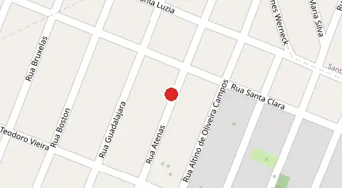 Mapa da localização