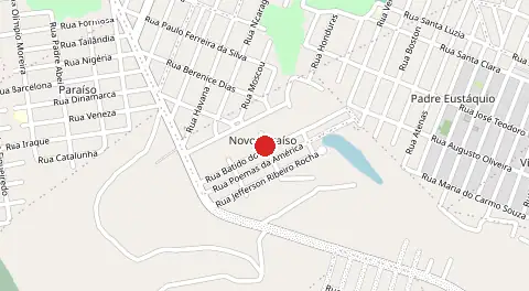Mapa de Novo Paraíso