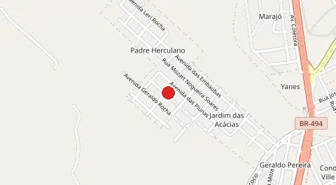 Mapa de Jardim das Acacias