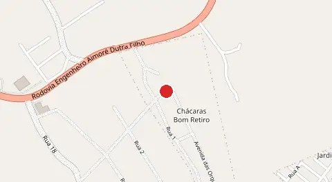 Mapa de Chácaras Bom Retiro