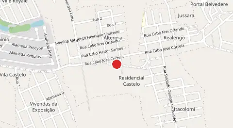Mapa de Residencial Castelo