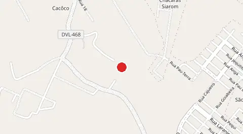 Mapa de Cacoco do Meio