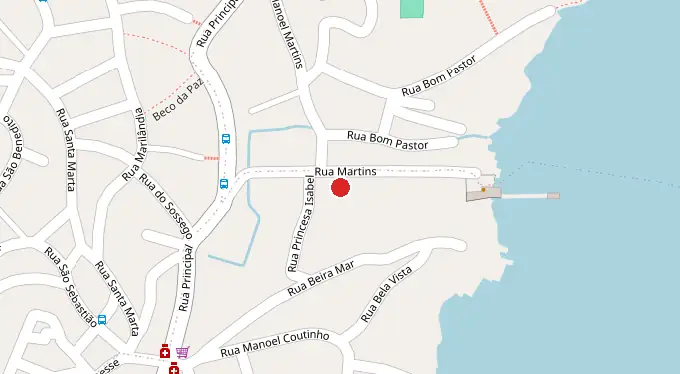 Mapa da localização
