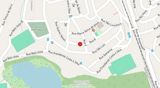 Mapa da localização
