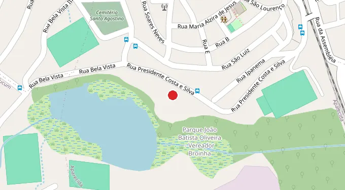 Mapa da localização