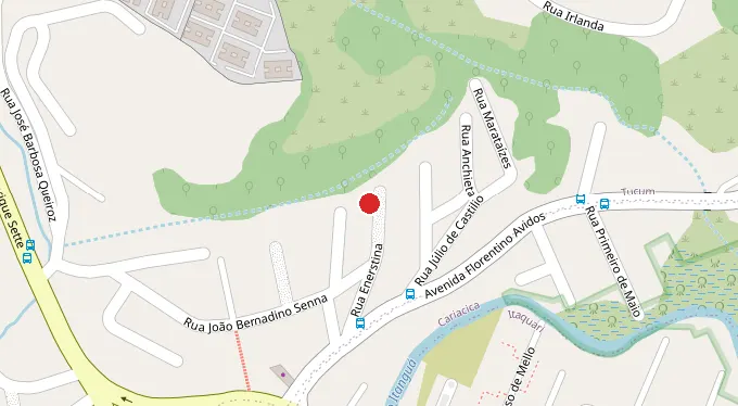 Mapa da localização