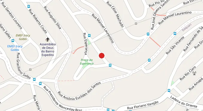 Mapa da localização