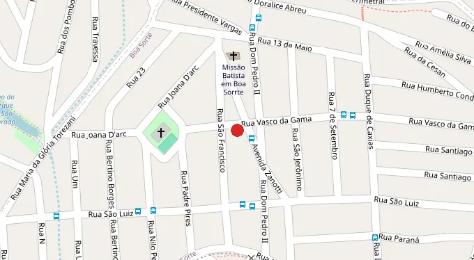 Mapa da localização