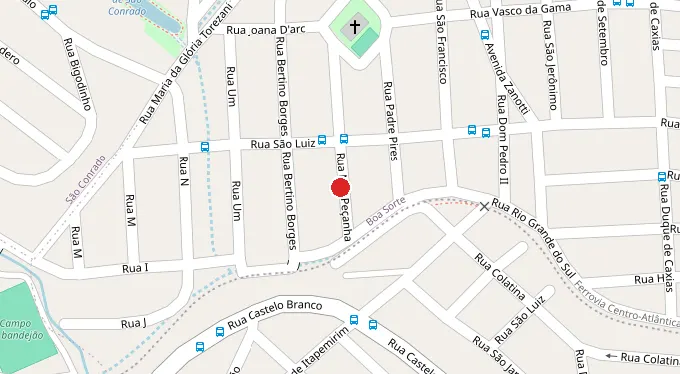 Mapa da localização