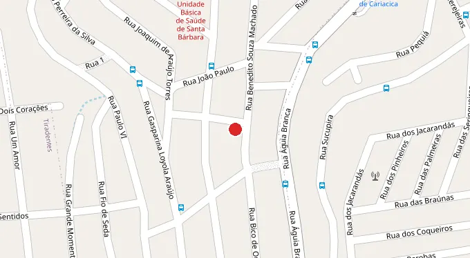 Mapa da localização