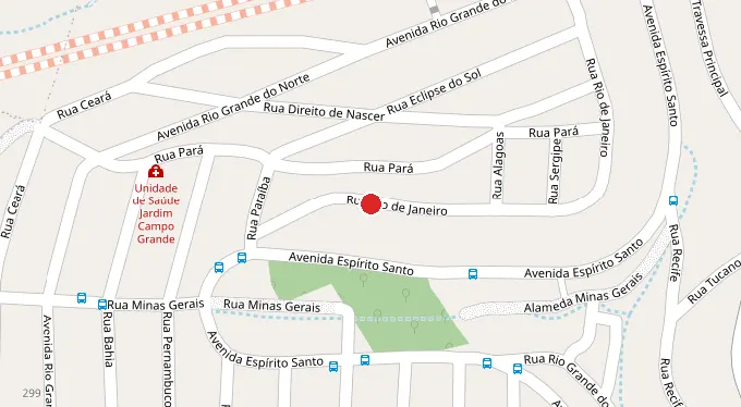Mapa da localização
