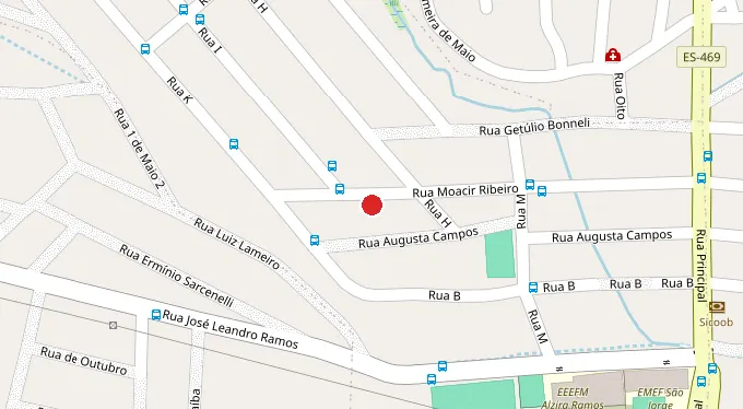 Mapa da localização