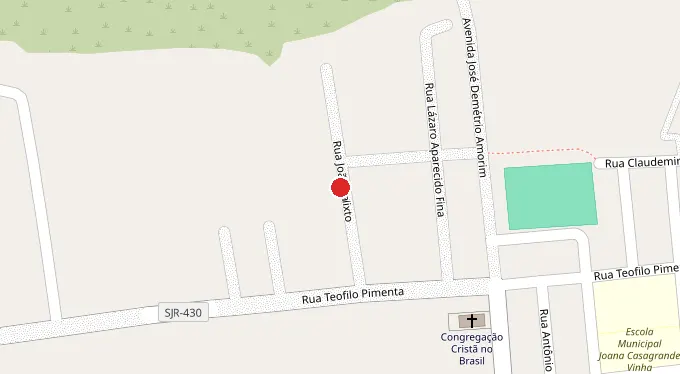 Mapa da localização