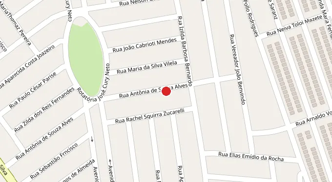 Mapa da localização