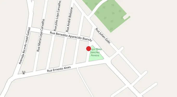 Mapa da localização