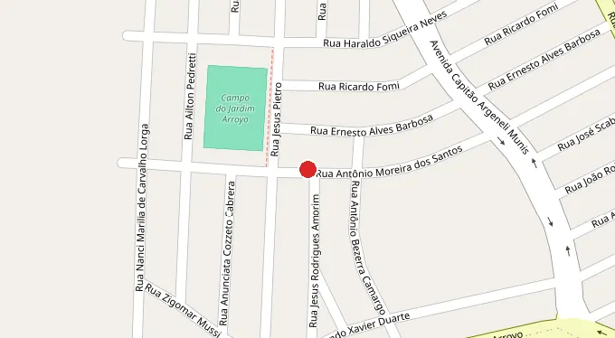Mapa da localização