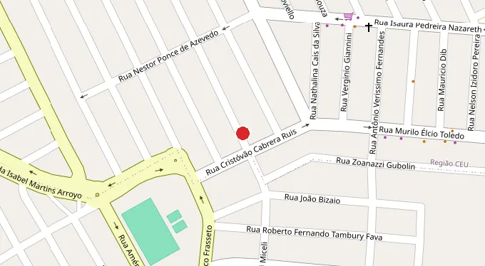 Mapa da localização